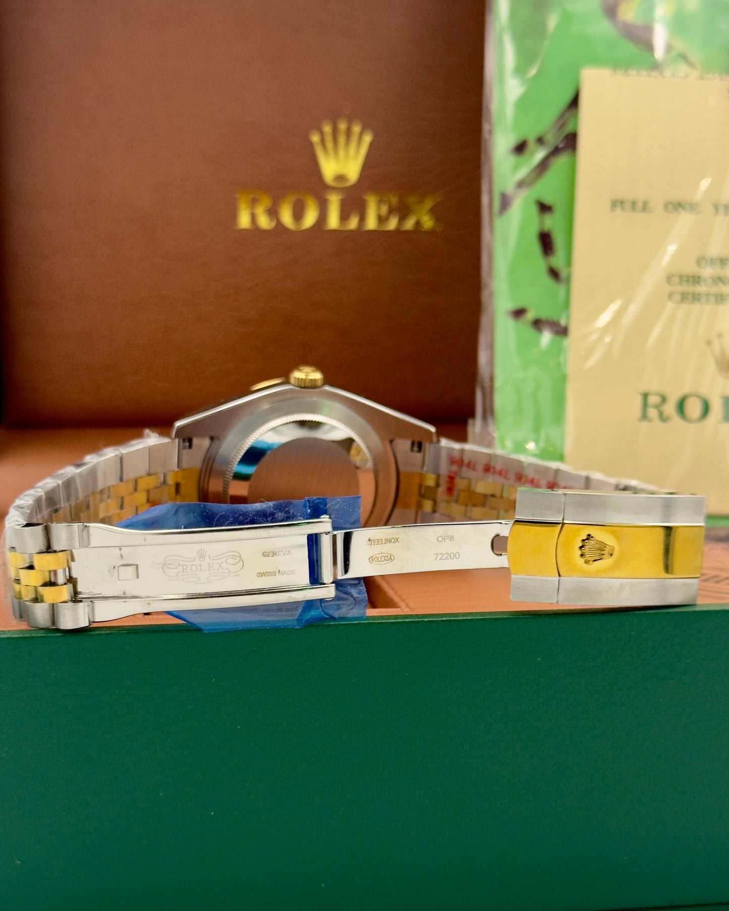 Rolex Datejust 36mm Gold Index Two Tone Swiss Automatic 1:1 Superclone