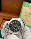 Rolex Datejust – 36mm, grey dial, smooth bezel, jubilee bracelet, stainless steel – ref 126200 – image 1