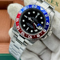 Rolex GMT‑Master II – 40mm, black dial, cerachrom bezel, oyster bracelet, stainless steel – ref 1950S – Pepsi – image 1