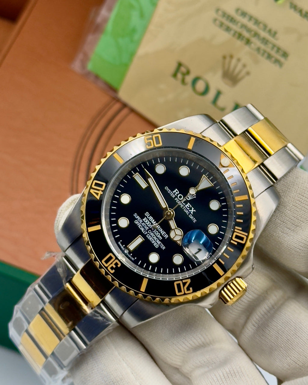 Rolex Submariner – 41mm, black dial, cerachrom bezel, oyster bracelet, stainless steel – ref 126613LN – image 1