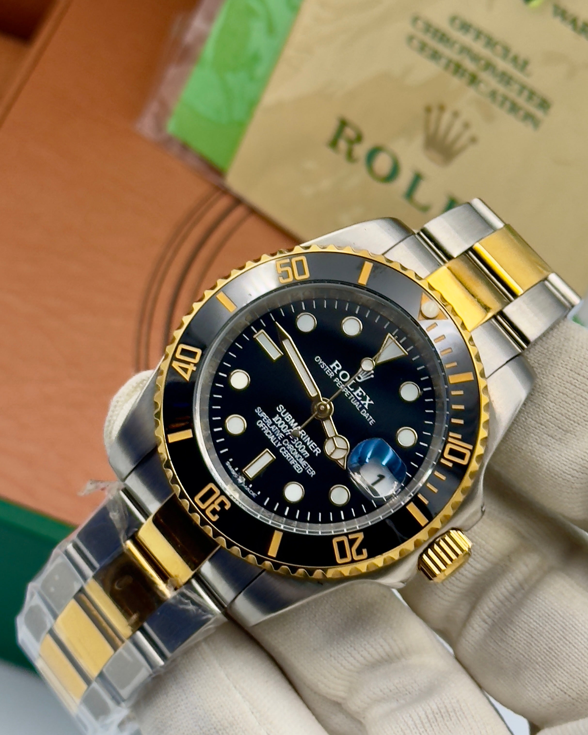 Rolex Submariner – 41mm, black dial, cerachrom bezel, oyster bracelet, stainless steel – ref 126613LN – image 1