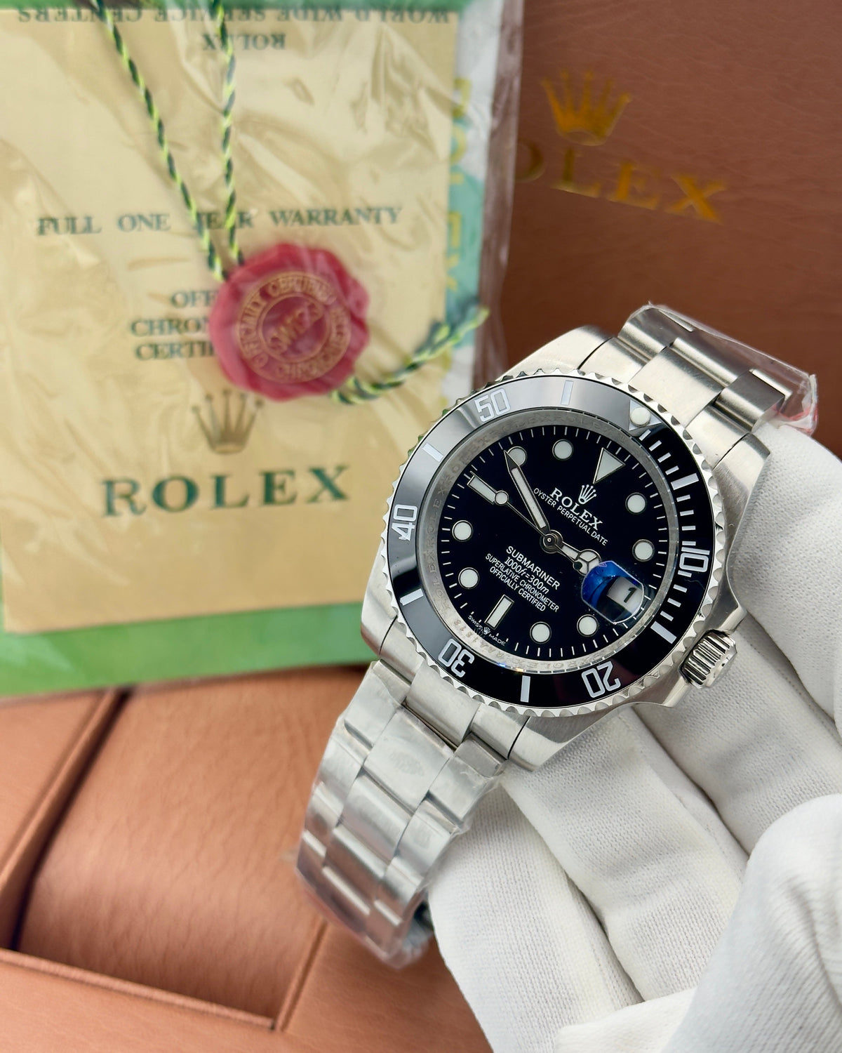 Rolex Submariner – 41mm, black dial, cerachrom bezel, oyster bracelet, stainless steel – ref 126610LN – image 1