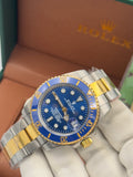 Rolex Submariner – 41mm, blue dial, cerachrom bezel, oyster bracelet, steel – ref 126613LB – image 1